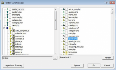 Screenshot of the application TurboFTP - #2