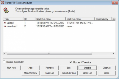 Screenshot of the application TurboFTP - #3