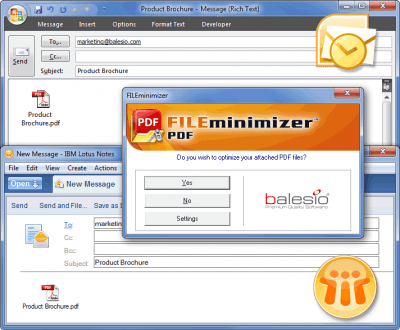Screenshot of the application FILEminimizer PDF - #5