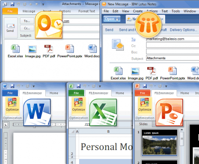 Screenshot of the application FILEminimizer Suite - #5