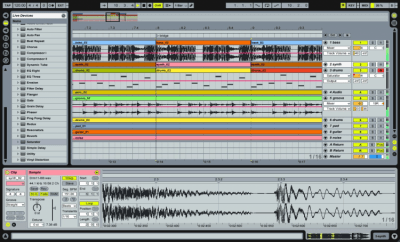 Screenshot of the application Ableton Live - #1