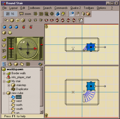 Screenshot of the application QuArK - #3