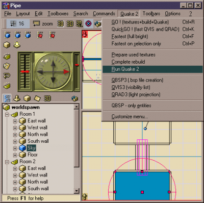 Screenshot of the application QuArK - #5
