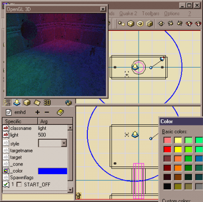 Screenshot of the application QuArK - #6