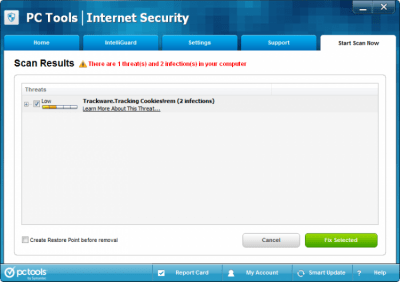 Screenshot of the application Internet Security - #2
