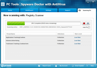 Screenshot of the application Spyware Doctor with AntiVirus - #3