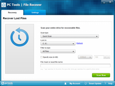 Screenshot of the application File Recover - #1