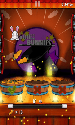 Screenshot of the application oOH!! Bunnies - #1