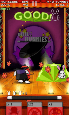 Screenshot of the application oOH!! Bunnies - #4