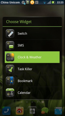 Screenshot of the application EZ Clock & Weather Widget - #4