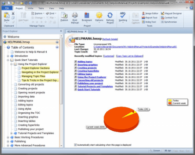 Screenshot of the application Help+Manual - #4