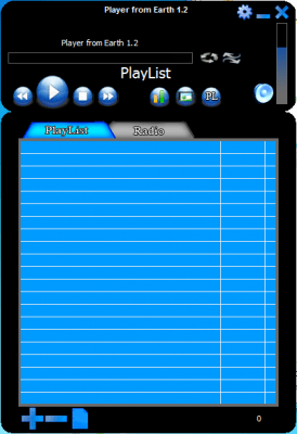 Screenshot of the application Player from Earth - #1