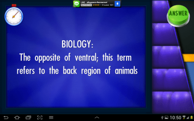 Screenshot of the application Jeopardy! - #7