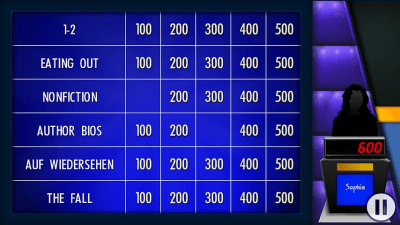 Screenshot of the application Jeopardy! - #13