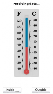 Screenshot of the application Thermometer Classic - #1