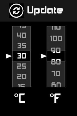 Screenshot of the application Free Thermometer - #1