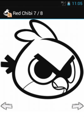 Screenshot of the application How to draw: Angry Birds - #5