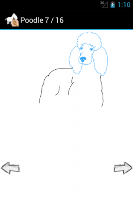Screenshot of the application How to Draw Pets - #5