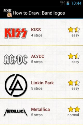 Screenshot of the application How to draw: Group logos - #3