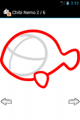Screenshot of the application How to draw: Sea Animals - #2