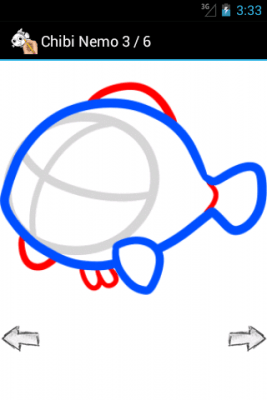 Screenshot of the application How to draw: Sea Animals - #3
