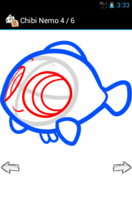 Screenshot of the application How to draw: Sea Animals - #4