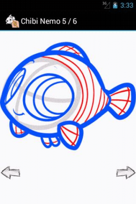 Screenshot of the application How to draw: Sea Animals - #5