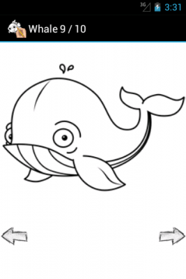 Screenshot of the application How to draw: Sea Animals - #7