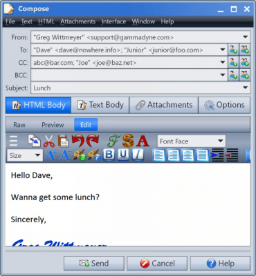Screenshot of the application Clyton - #3