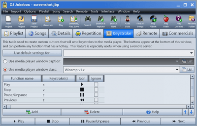Screenshot of the application DJ Jukebox - #5