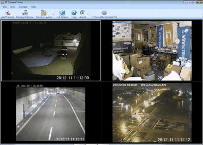 Screenshot of the application IP Camera Viewer - #1