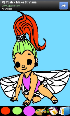 Screenshot of the application Coloring for children princesses - #5