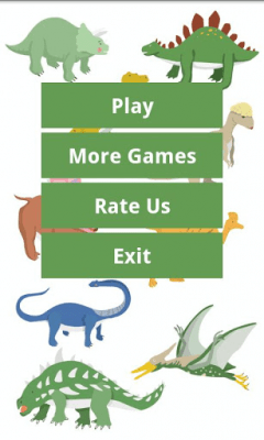 Screenshot of the application Dinosaurs Memory Game - #7