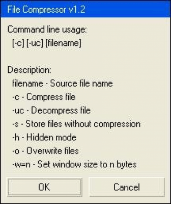 Screenshot of the application File Compressor - #1