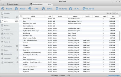 Screenshot of the application AnyTrans - #3