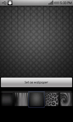 Screenshot of the application HD B&W abstract wallpapers - #4