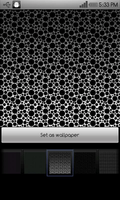 Screenshot of the application HD B&W abstract wallpapers - #6