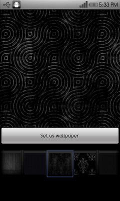 Screenshot of the application HD B&W abstract wallpapers - #7