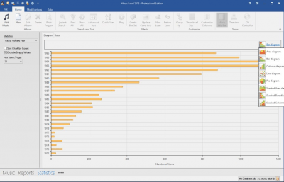 Screenshot of the application Music Label 2018 - #3