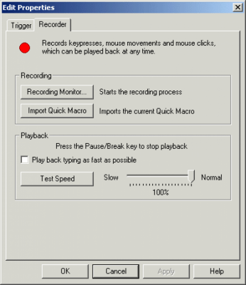 Screenshot of the application MultiMacro - #6