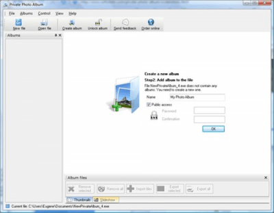 Screenshot of the application Private Photo Album - #3