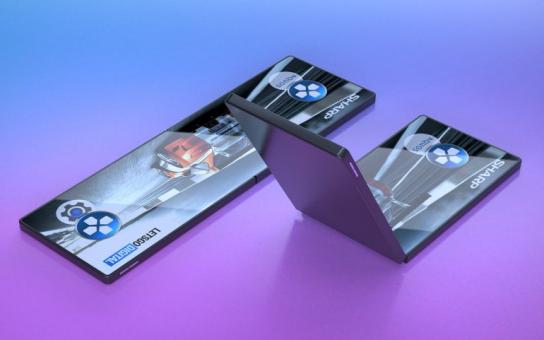 Sharp foldable gaming smartphone appeared on quality renders
