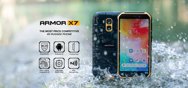 Unbreakable Ulefone Armor X7 dropped in price at the launch